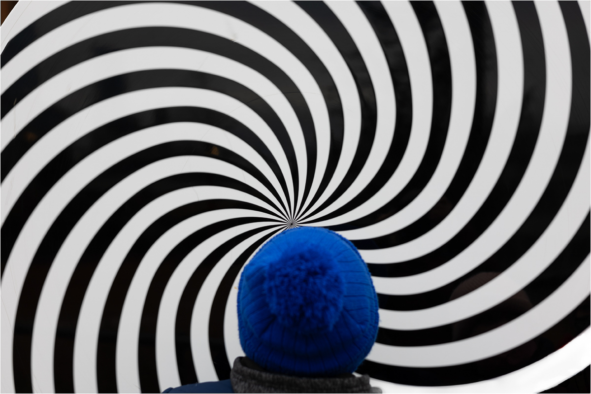 November 2023 - Assigned Subject - Denise Panyik Dale  -  Boy Mesmerized by Swirling Curves